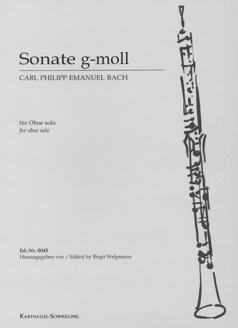C.Ph.E. Bach: Sonate g-moll<br>fr Oboe Solo