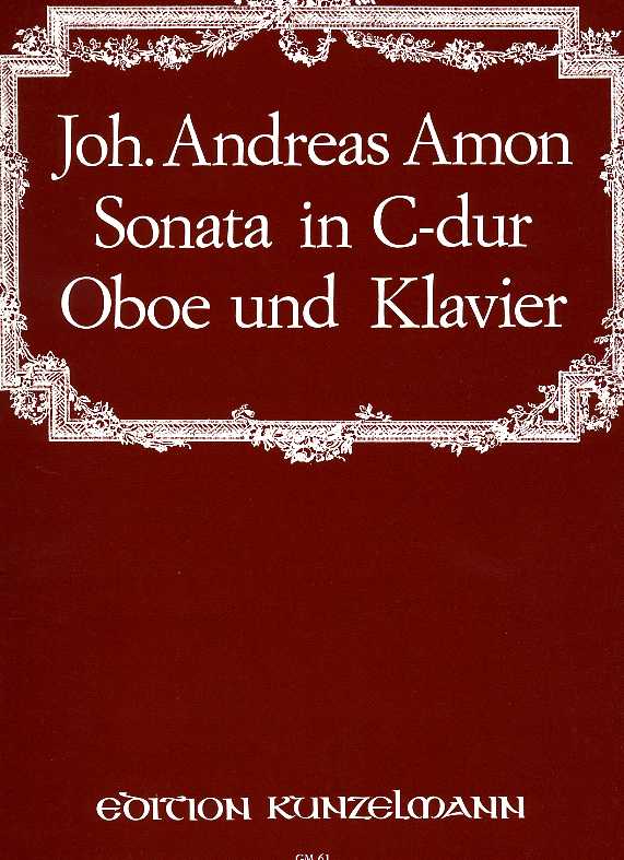 J.A. Amon: Sonate C-Dur<br>für Oboe + Klavier