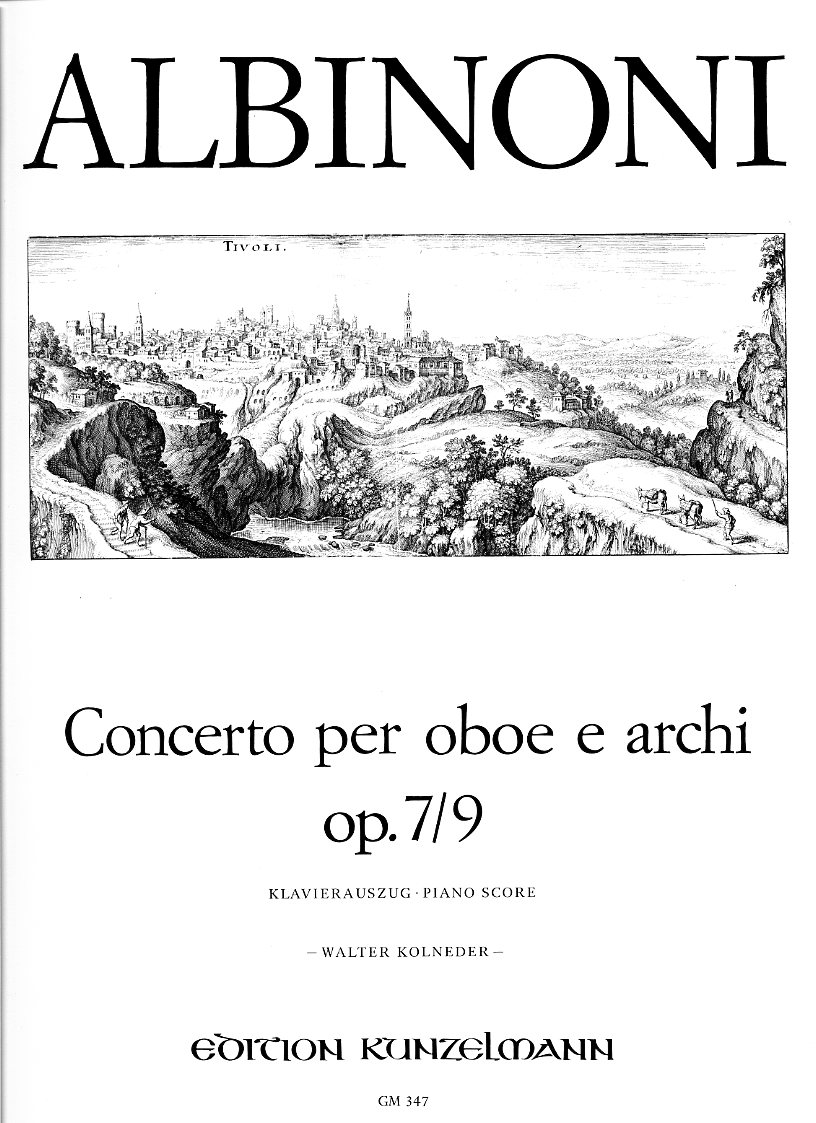 T. Albinoni: Konzert F-Dur op 7/9<br>Oboe + Orchester - KA