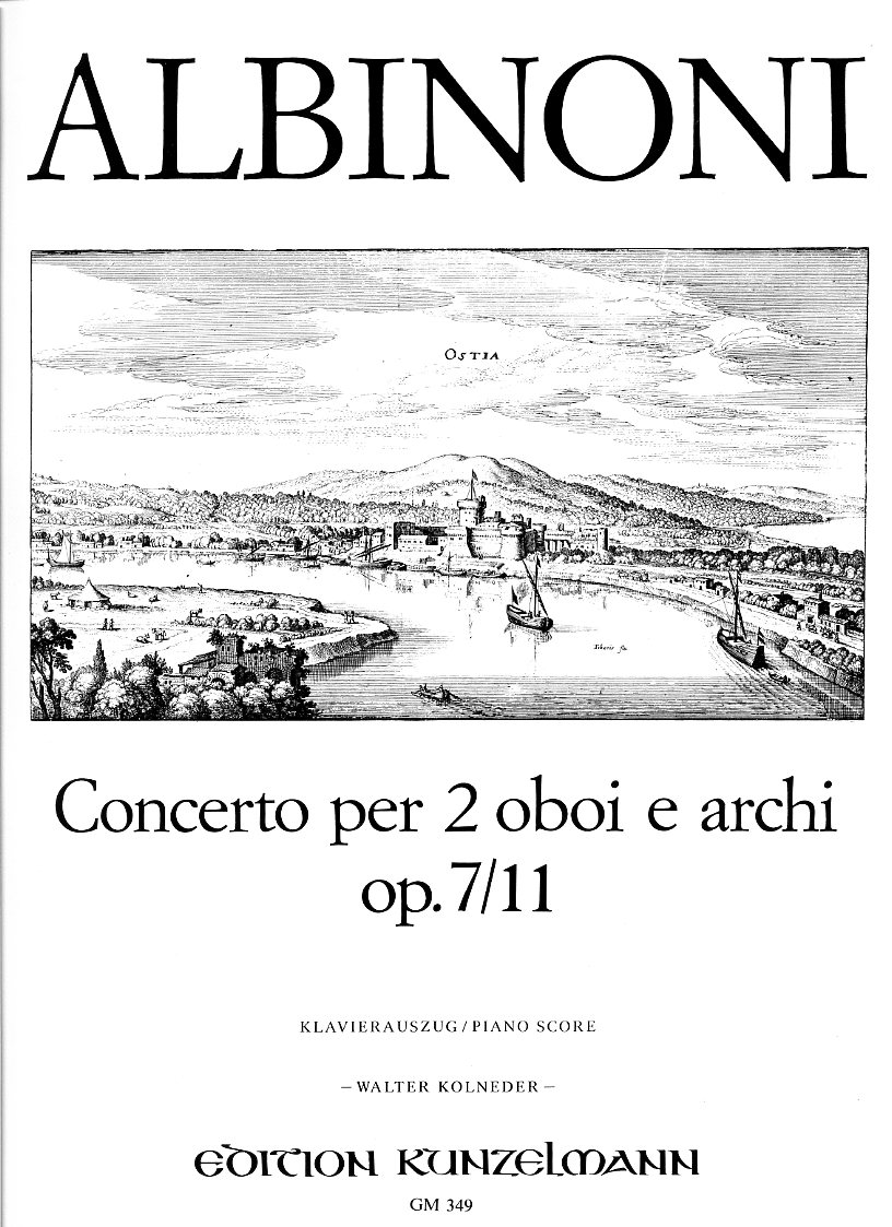 T. Albinoni: Konzert C-Dur op 7/11<br>für 2 Oboen + Orch. - KA