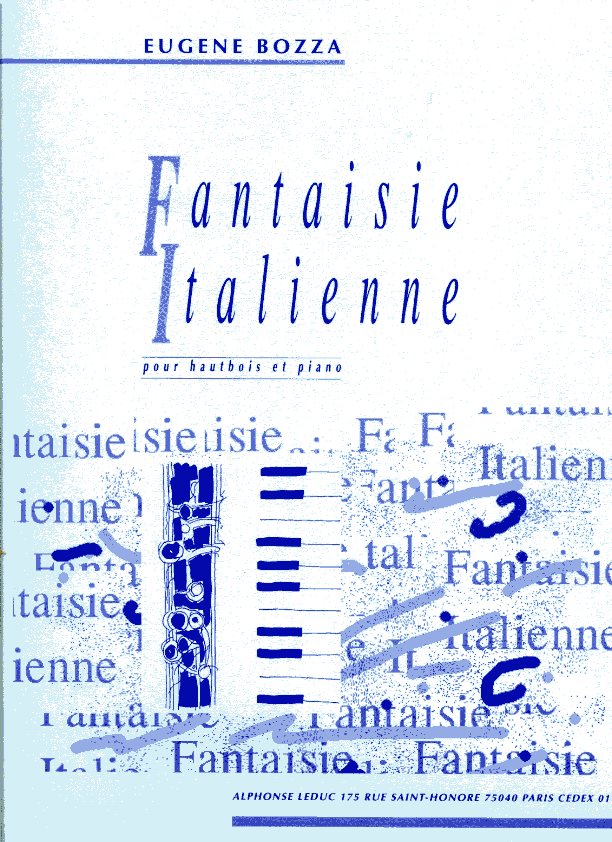 E. Bozza: Fantaisie Italienne<br>fr Oboe + Klavier