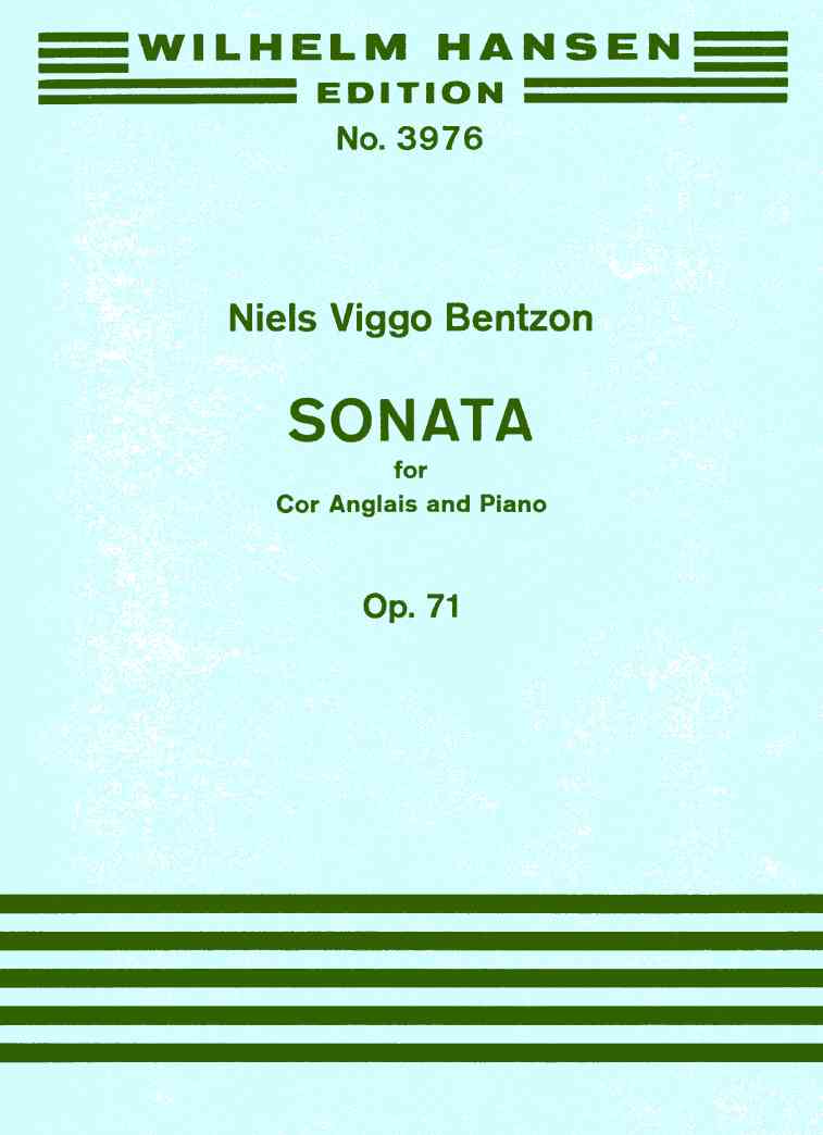 N.V. Bentzon: Sonata für<br>Engl. Horn + Klavier op. 71