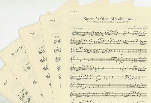 J.S. Bach: Doppelkonzert fr Oboe, Viol.<br>+Streicher c-moll-BWV 1060 -1/1/1/1
