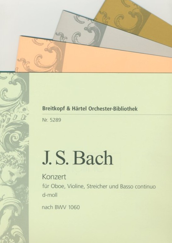 J.S. Bach: Doppelkonzert für Oboe, Viol.<br>+ Str. d-moll-BWV 1060 - je Stimme