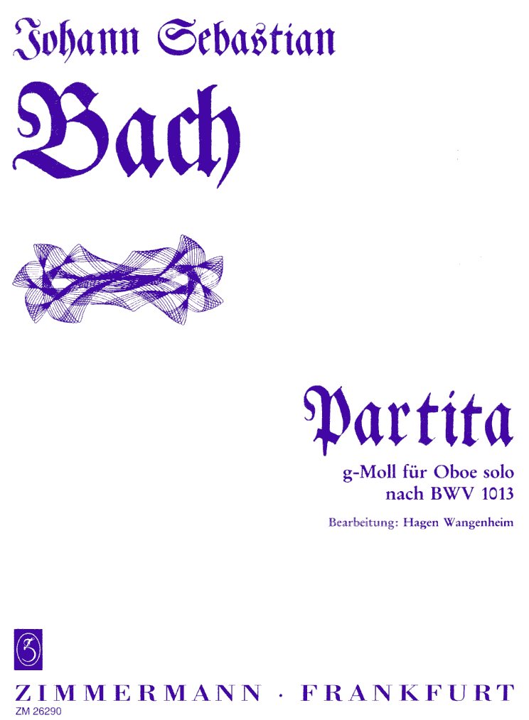 J.S. Bach: Partita g-moll Oboe Solo<br>BWV 1013 - Zimmermann