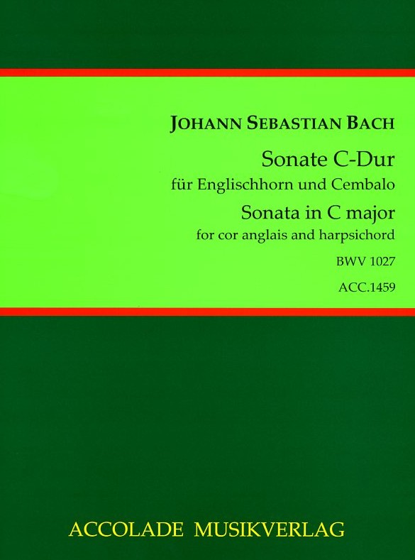 J.S. Bach: Sonate C-Dur BWV 1027<br>für Engl. Horn + BC (original für Gambe)