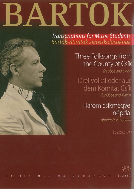 B. Bartok: Drei Volkslieder aus dem<br>Komitat Csik - Oboe + Klavier