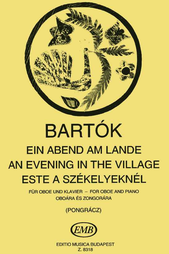 B. Bartok: Ein Abend auf dem Lande<br>fr Oboe + Klavier