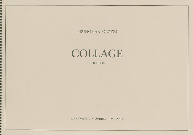 B. Bartolozzi: &acute;Collage&acute; - Oboe solo<br>