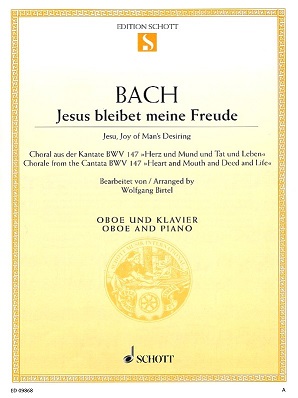 J.S. Bach: Jesu bleibet meine Freude<br>ges. fr Oboe + Klavier (Schott)