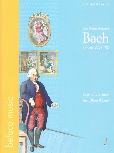 C.Ph.E. Bach: Sonate g-moll+a-moll<br>Oboe solo - Befoco Verlag