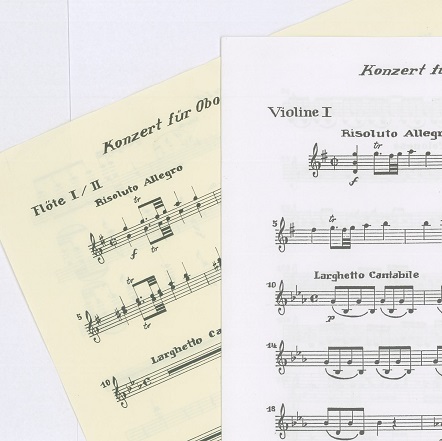 V. Bellini: Concerto Es-Dur fr Oboe<br>+ Orch. - Stimmen / Set