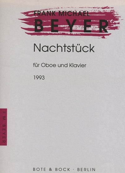 F. Beyer: Nachtstck (1993)<br>Oboe + Klavier