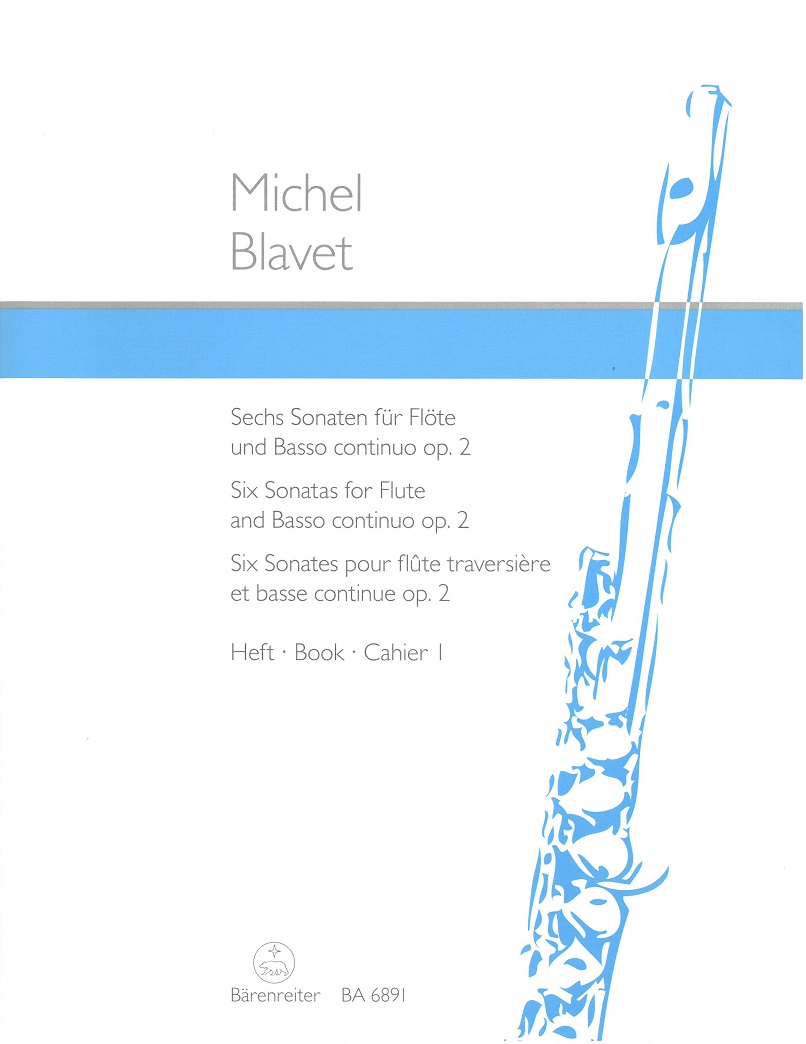 M. Blavet: 6 Sonaten op. 2(1-3) - Band 1<br>fr Oboe (Flte) + BC