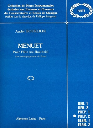 Bourdon: Menuet für Oboe + Klavier<br>