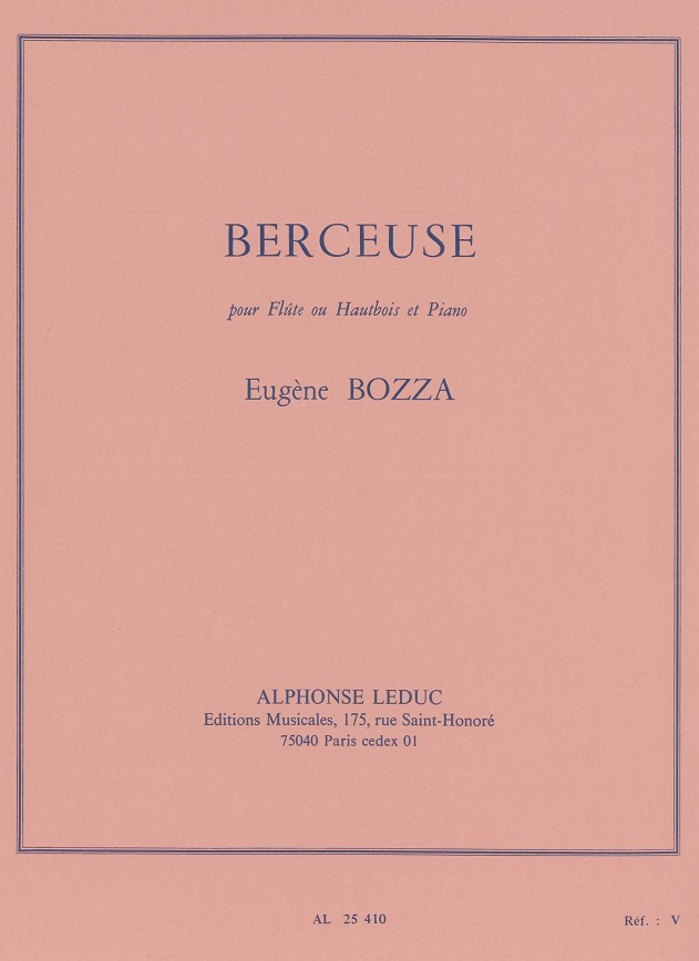 E. Bozza: Bercuse<br>fr Oboe + Klavier