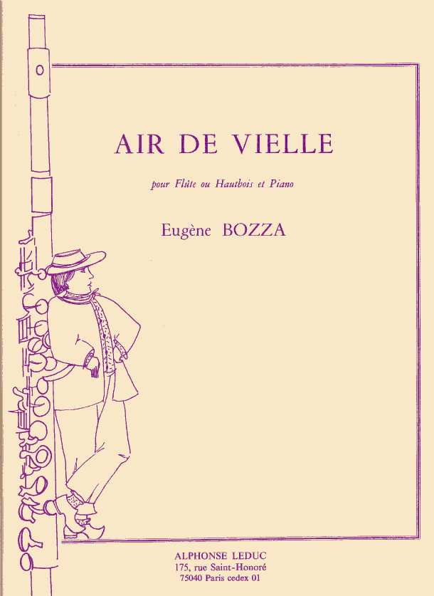 E. Bozza: Air de Vielle<br>für Oboe (oder Flöte) + Klavier