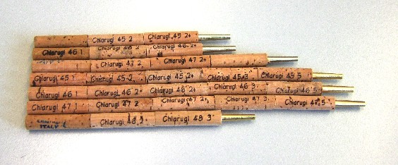 Chiarugi Hülse für Oboe 46 mm typ 3<br>Neusilber