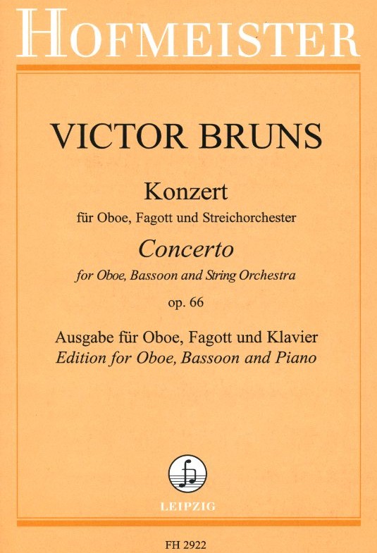 V. Bruns: Konzert op.66<br>für Oboe, Fagott + Streichorch. - KA