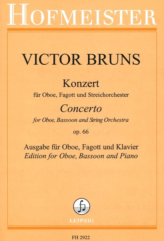 V. Bruns: Konzert op.66<br>fr Oboe, Fagott + Streichorch. - KA