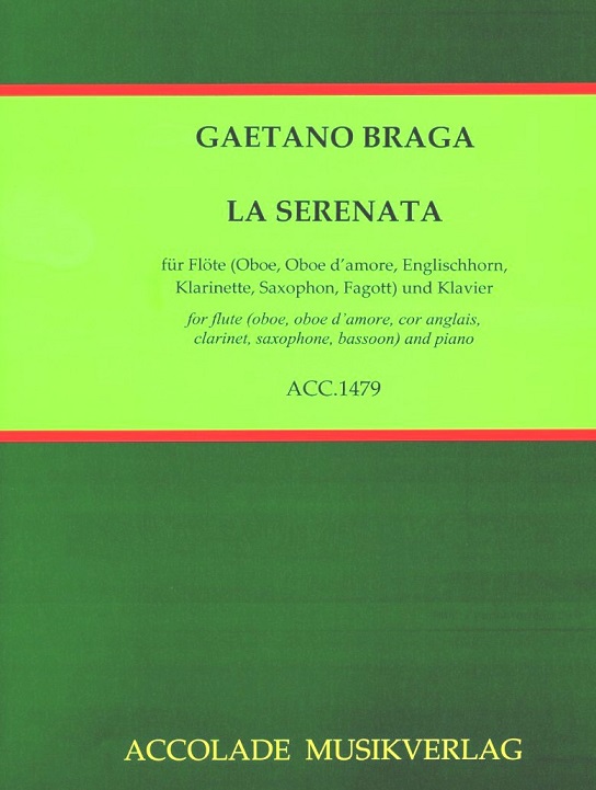 G.Braga(1829-1907): La Serenata<br>Oboe (d&acute;amore) + Klavier