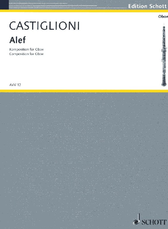 N. Castiglioni: Alef<br>Komposition fr Oboe