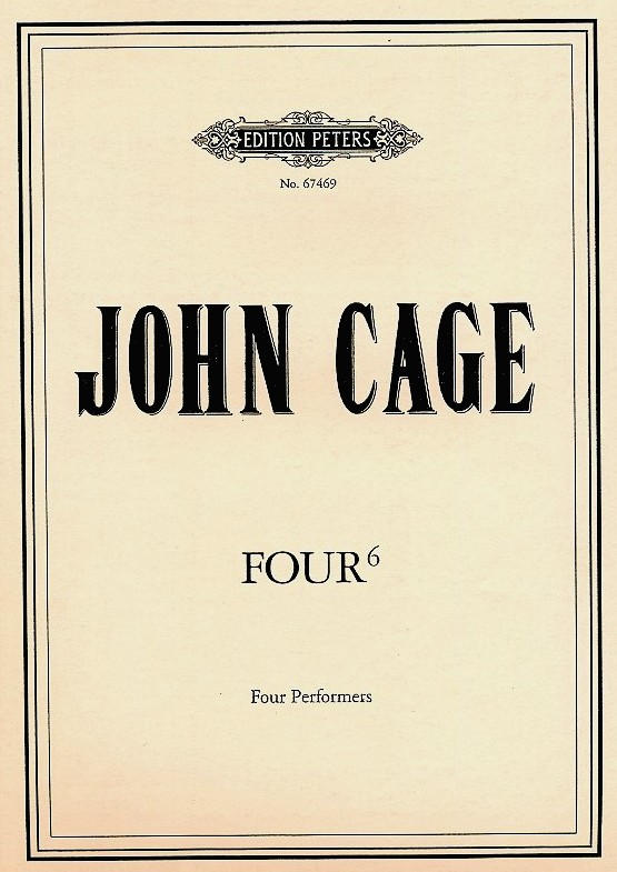J. Cage: Four / 6<br>