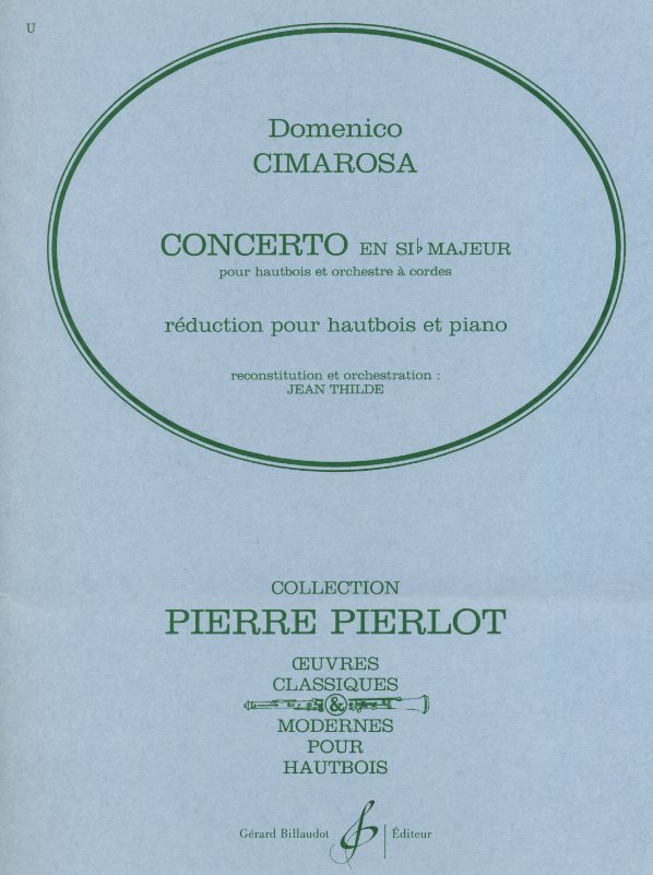 Cimarosa: Konzert B-Dur fr Oboe<br>+ Streicher - KA