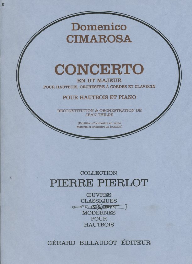 Cimarosa: Konzert C-Dur fr Oboe<br>+ Streicher - KA
