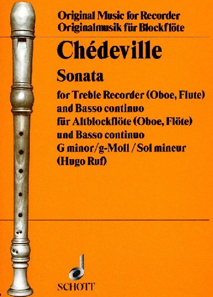 E.Ph. Chedeville: Sonate g-moll op.10/9<br>Bl.flte (Oboe) + BC