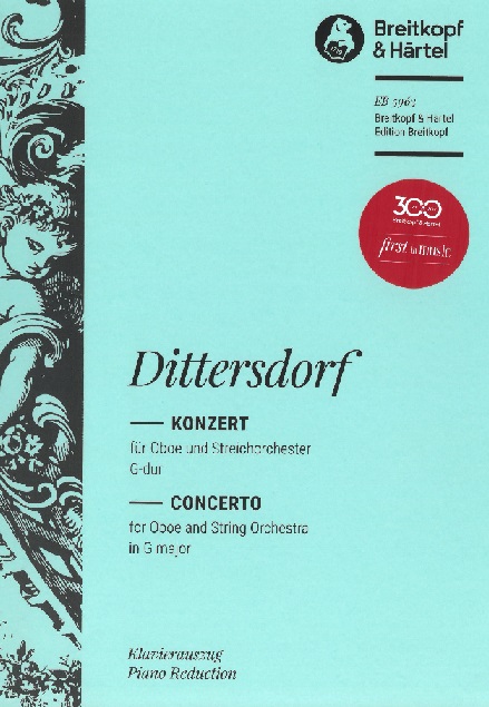 K. Dittersdorf: Konzert fr Oboe +<br>Streichorchester G-Dur - KA /Breitkopf+H