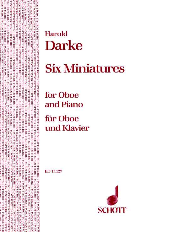 H. Darke: Six Miniatures<br>fr Oboe + Klavier