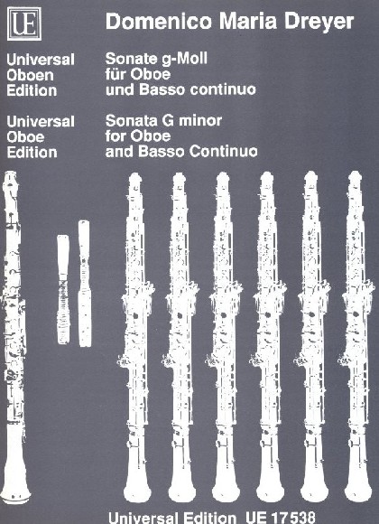 D.M. Dreyer: Sonate g-moll fr<br>Oboe + BC