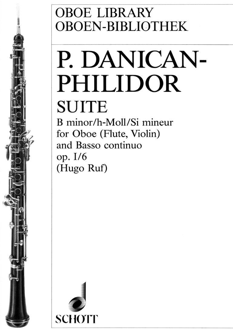 P. Dancian-Philidor: Suite h-moll<br>op. 1/6 - fr Oboe + BC