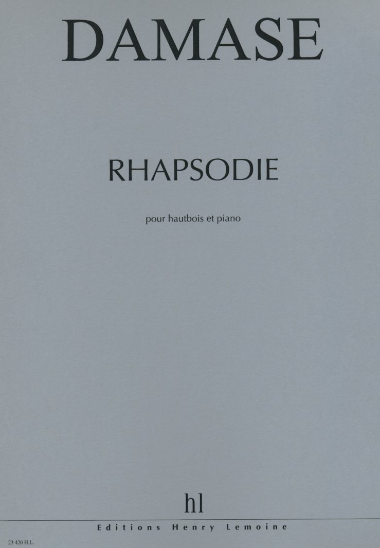 J.M. Damase: Rhapsodie -<br>Oboe + Klavier