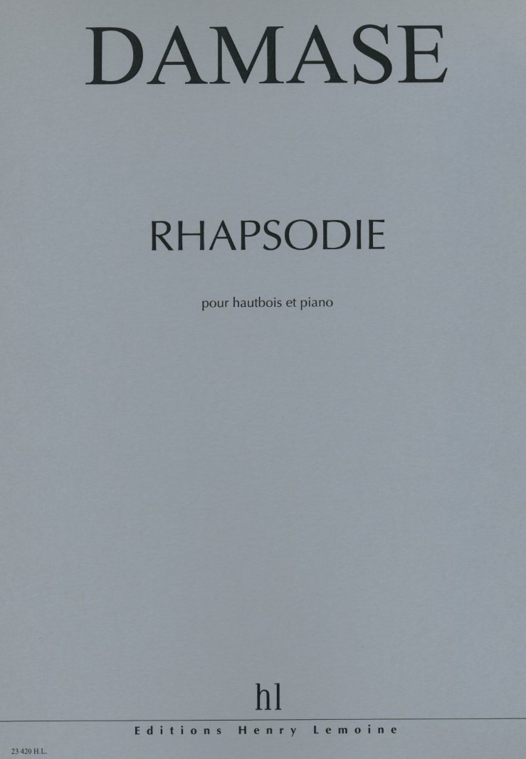 J.M. Damase: Rhapsodie -<br>Oboe + Klavier