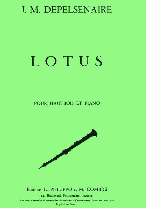 J.M. Depelsenaire: &acute;Lotus&acute;<br>fr Oboe + KLavier
