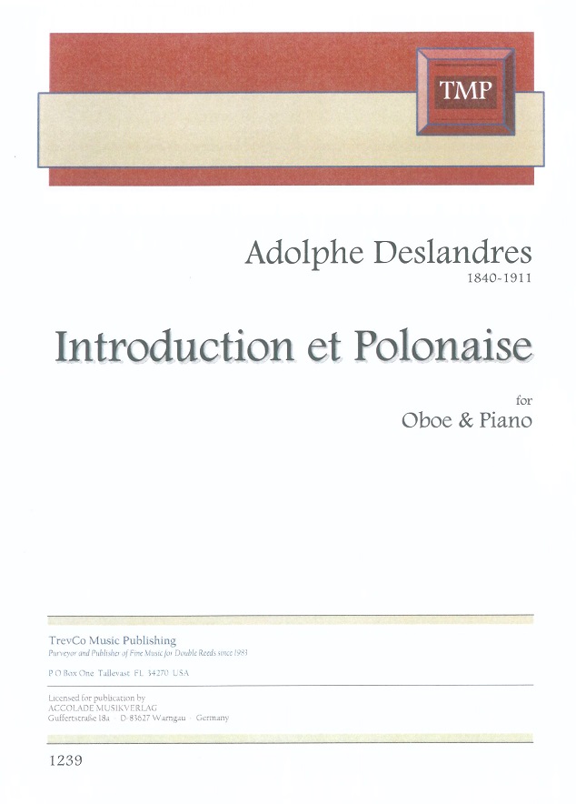 A. Deslandres(1840-1911): Introduction<br>et Polonais - Oboe + Klavier