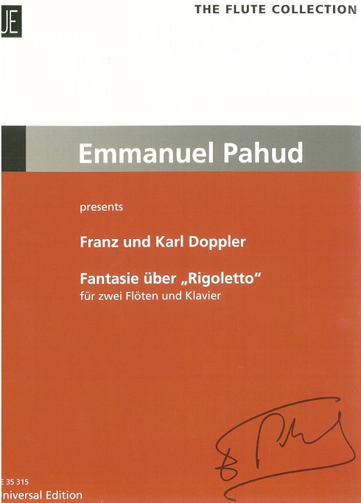 Fr. Doppler: Rigoletto Fantasie op. 38<br>2 Flten (Fl./Oboe)+Klavier / UE