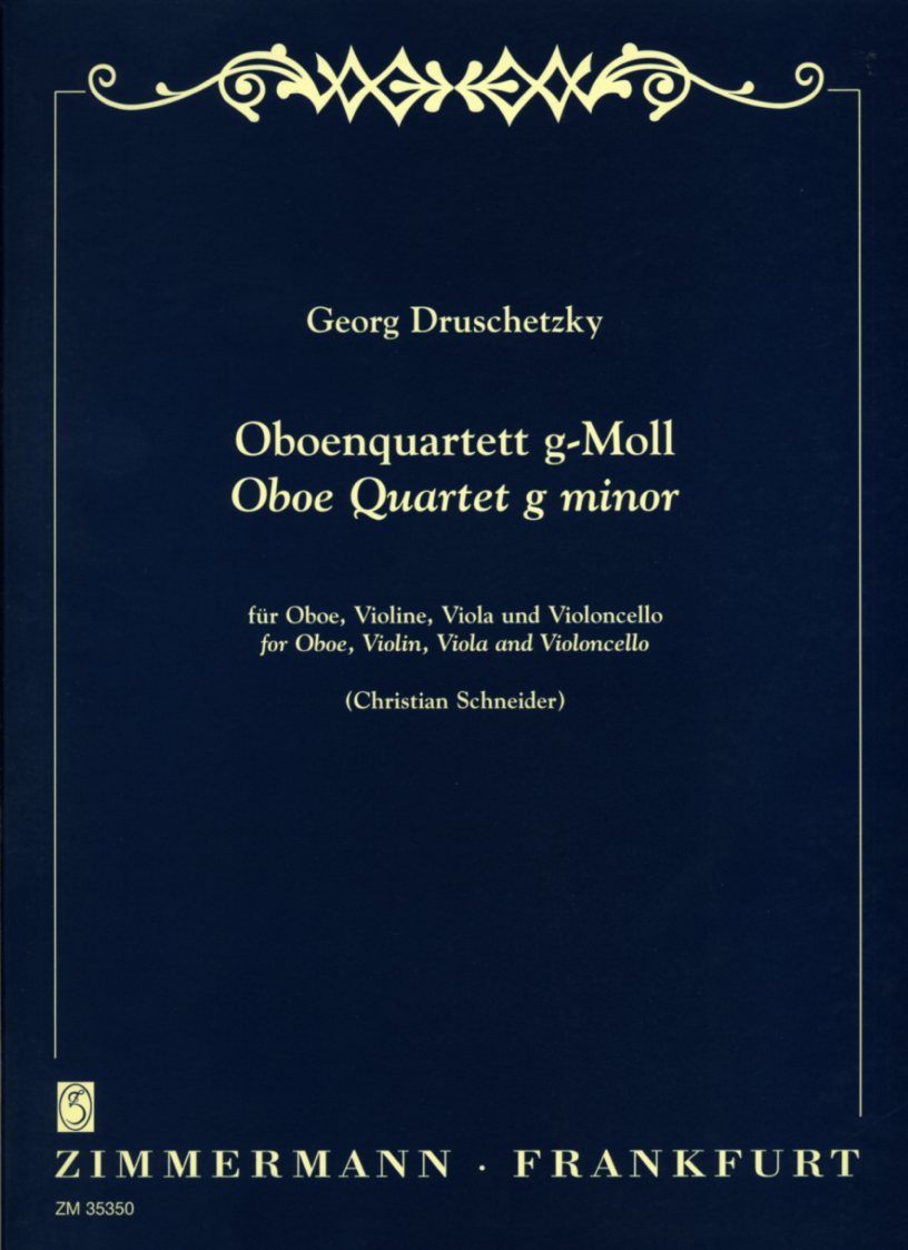 G. Druschetzky(1745-1819):<br>Oboenquartett g-moll