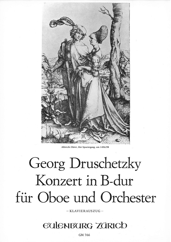 G. Druschetzky(1745-1819):<br>Konzert B-Dur - Oboe + Orch. - KA