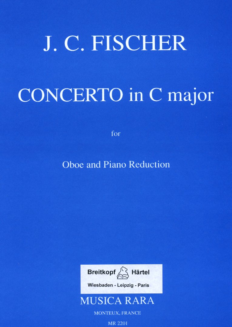 J.C. Fischer: Konzert No. 1 C-Dur<br>fr Oboe + Orchetser - KA