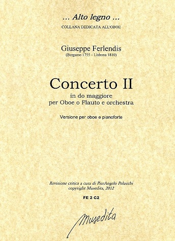 G. Ferlendis (1755-1810): Concerto II<br>C-Dur fr Oboe + Orch. - KA