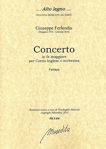 G. Ferlendis (1755-1810): Konzert F-Dur<br>fr Engl. Horn + Orch.-Partitur+Stimmen
