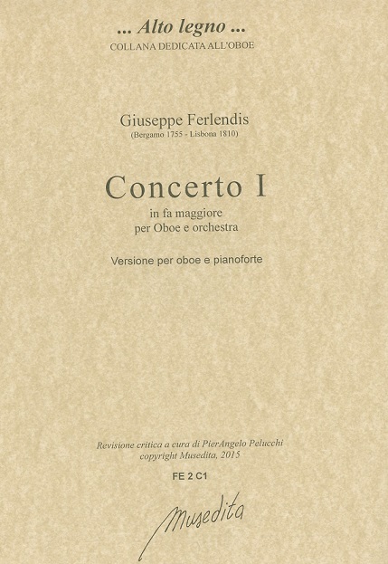 G. Ferlendis (1755-1810): Concerto I<br>F-Dur fr Oboe + Orch. - KA