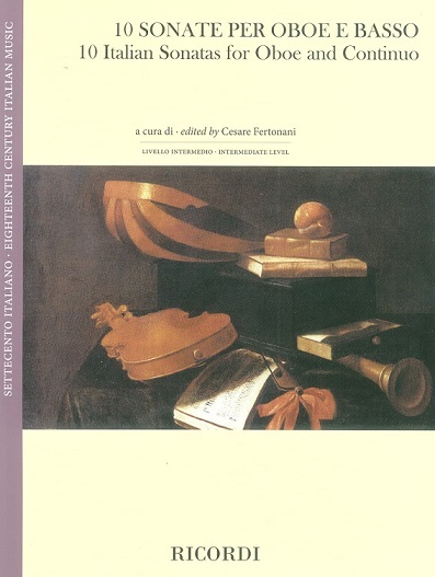 C. Fertonani: 10 Sonaten fr Oboe + BC<br>Vivaldi, Sammartini, Platti, Prover, Bes