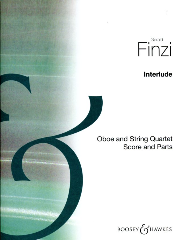 G. Finzi(1901-1956): Interlude für<br>Oboe + Streichquartett - Stimmen + Part.