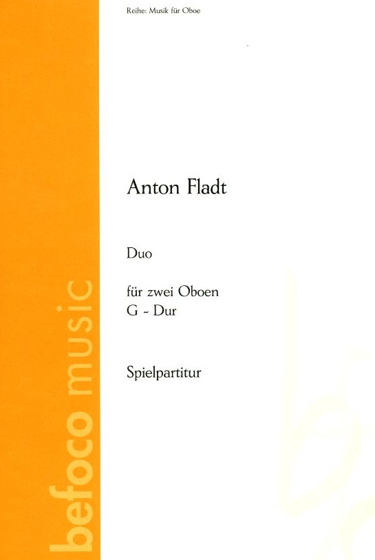 A. Fladt: Duo G-Dur für 2 Oboen<br>