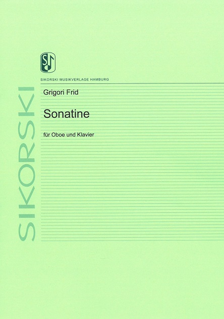 G. Frid: Sonatine fr Oboe + Klavier<br>Manuskript -ohne separate Solo-Stimme-