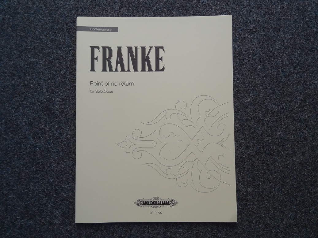 B. Franke: Point of no return<br>Oboe solo